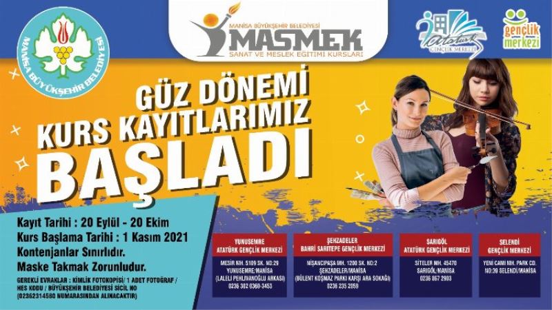 MASMEK başvuruları kayıtları başladı