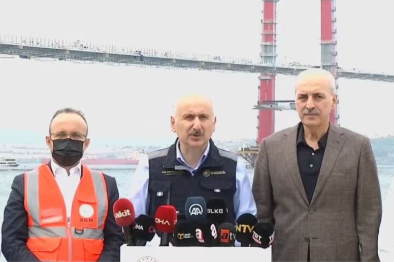 1915 Çanakkale Köprüsü kıtalararası geçişe hazırlanıyor