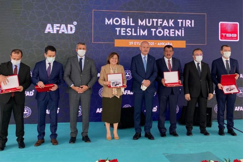 Mobil mutfak tırları AFAD