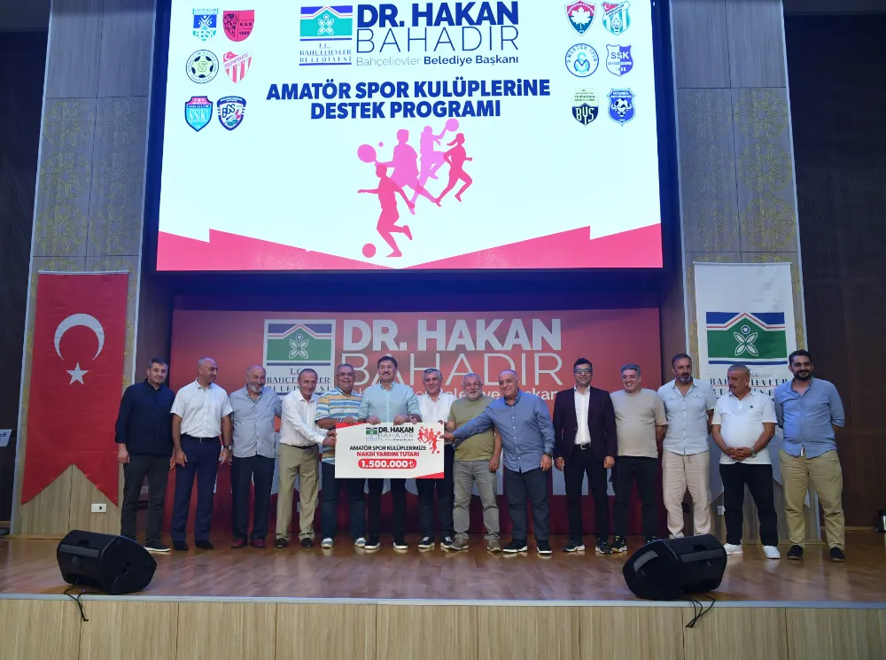Amatör Spor Kulüplerine 1,5 milyon TL yardım