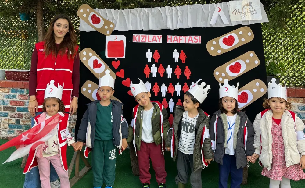 Özel Penguen Anaokulu’nda Kızılay sevgisi